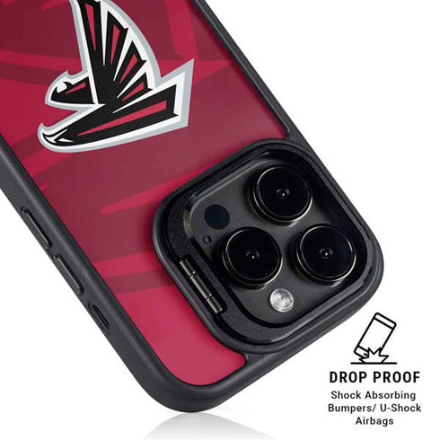 NFL Atlanta Falcons Double Vision iPhone 15 Pro Kickstand Case